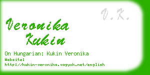 veronika kukin business card